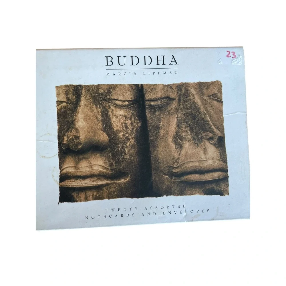 Vintage 1995 Buddha Notecards & Envelopes Set of 20 Spiritual